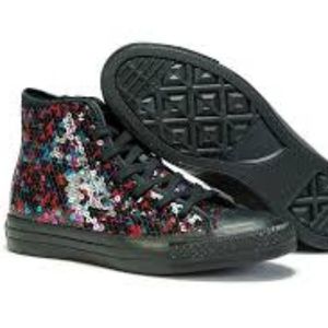 Converse Chuck Taylor All Star Hi Sequin Shoes